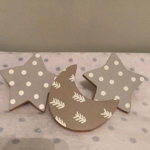 Stars and moon wall hooks